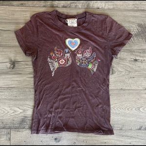 Vintage bird graphic tee